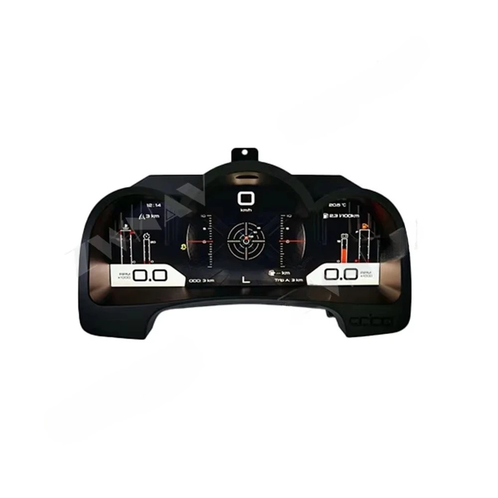 ZWNAV 12.3 Inch Linux OS LCD Digital Cluster for  Hilux LCD Instrument Panel Car Dashboard LCD Cockpit Speedmeters